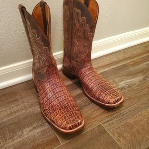 Boulet Caiman Skin Boots